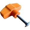 Generic Manopola/maniglia di ricambio arancione aggiornata personalizzata per tosaerba Worx