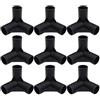 Yardwe - Set di 10 connettori in PVC a 3 vie, 20 mm, resistenti per serre e mobili, per grappoli e creme solari
