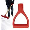 Generico Manico per Pala da Neve - Ricambio per pala con impugnatura a D - Accessorio da giardino - per Scavare, Rastrellare, Spalare Neve, Cortile, Retrocasa, Prato, Patio, Aiuola, Passaggio