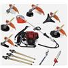 AKORIDA GX50 Decespugliatore a scoppio multifunzione 12 in 1, con zaino, motore 4 tempi, tagliabordi e tagliaerba a spalla Asta con estensione 3