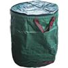 EKOKIM Sacchetti per rifiuti da Giardino, Sacchetti da Giardino Verdi Resistenti, Grandi Sacchi per rifiuti da Giardino Impermeabili con Manici, Ideali per la Raccolta di Erba scarto vegetale (120L)