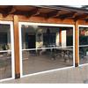 Cimmino Tenda Veranda ermetica - con cassonetto e guide da 12cm - con profili rinforzo. Made in Italy