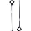 Amagogo 2X Asta portabandiera per Bicicletta da Esterno Asta portabandiera per Manubrio per Motocicletta Asta portabandiera Portatile Diametro Manubrio 25mm