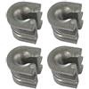 Powerful Tools Testina per decespugliatore, 4 pezzi di ricambio per decespugliatori STIHL FS56, FS60, FS70, FS81, FS91