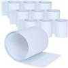 Jardinion 10x Strisce frangivista in PVC 250cm 3mm Bianche, per Recinzione a Doppia Asta, schermatura Recinzione Balcone Giardino