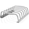 BBQ-TORO Acciaio Rib Rack | Supporto per Costine | Adatto per 6 Costolette | Accessorio Ideale per Barbecue Tondo, Grill a Gas, griglia a Carbone e Altro Ancora
