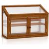 Frankystar Kinto - Mini Serra da Balcone Giardino 90x70x37 cm Porta Piante per Interno ed Esterno in Legno di Abete e Policarbonato