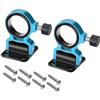 TopHomer 2 supporti per ombrellone pieghevoli blu da parete, per spiaggia, terrazza, cortile, balcone, parco