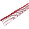 N.G. NICCOLAI NG NICCOLAI RASTRELLO PER TAPPETO ERBOSI 34 DENTI FINIIN METALLO CON O SENZA MANICO IN LEGNO MADE IN TALY (SENZA MANICO)