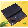 YSPP Rete Ombreggiante Teli Ombreggianti Esterno Telo Recinzione Giardino Tessuto Ombra Anti-UV 90% Telo Ombra Occhiellato per Balconi Terrazza Pergola Giardino,black-5x5m