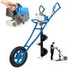 Fridgestea 63CC - Trapano a benzina a 2 tempi, 3 CV, per carriola, diametro 300 mm, trapano da giardino, trapano a terra