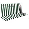 BUONOCORE Cuscino per Dondolo Lastra 3 Posti 150 Cm Bianco/Verde