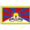 Flaggenking King 17053 - Bandiera del Tibet, Resistente alle intemperie, Multicolore, 150 x 90 x 1 cm