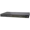 PLANET GS-5220-16S8CR PLANET L2+/L4 24-Port 100/1000X SFP, 8 Shared TP Managed Switches, Static Routing, IPv4/IPv6, W/ 48V Redundant Power
