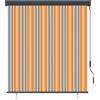 vidaXL Tenda a rullo per esterni 140x250 cm giallo e blu