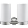 Duravit Starck T Gobelet à dents, double, montage mural, 0099487000, 0099487000