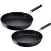 Lagostina Set di 2 padelle antiaderenti 24 e 28 cm nere Lagostina 012165600002