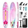 COIL Tavola da SUP COIL - Set SUP gonfiabile - Set completo da Stand Up Paddle - con pagaia - con pompa - custodia impermeabile per cellulare - Stabile - 335 cm - 170 kg - Viola