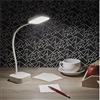EMOS Lampada da scrivania a batteria EMILY, lampada da tavolo a LED ricaricabile via USB, durata 96 ore, potenza 2 W, luminosità 100 lm, senza fili, flessibile, regolazione continua, cavo di ricarica