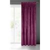 Eurofirany VILLA Tenda Oscurante, Tenda con Fettuccia Arricciatenda - 1 pz, Tenda Extra Lunga, Elegante, Tinta Unita, Soggiorno, Camera da Letto, Densità 290 g/m², 140x270 cm, Viola
