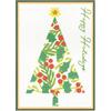 Sizzix Layered Stencils by Stacey Park-Stencil a Strati Formato A6, Motivo: Cosmopolitan Christmas, Happy Holidays, Multicolore, Taglia unica