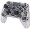 Sxhlseller Controller Gamepad, Tasto Programmabile Retroilluminato Controller da Gioco Wireless RGB con Giroscopio a 6 Assi Funzione Vibrazione Burst per Lite PC iOS Steam, Durata