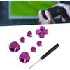Annadue Set di Sostituzione per Pulsanti a Proiettile in Lega di Alluminio, 8 in 1 Pulsanti per Levette Joystick Pulsanti D-Pad Kit di Riparazione di Ricambio con Cacciavite per (#1)