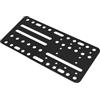 Hamwesh Piastra di Staffa Universale per Montaggio su Scrivania, Piastra di Montaggio per Freno a Mano USB, Compatibile con T500, Adattatore a Foro Multiplo, per SIM Racing, con Acciaio