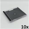 Multimedia Tray 10x NUOVA Playstation 1 Box PS1 PSX PSOne | Custodia vuota | Custodia sostitutiva | Custodie vuote | Custodie sostitutive | Custodie per giochi | vuota scatola di ricambio | 10 pezzi [playstation]