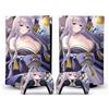 GALSOR Protettivo Per PS5 Skin Disc Edition Anime Console E Controller Vinile Cover Wraps Per PS 5 Version 49637 Senza Bolle E Senza Residui