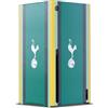 Head Case Designs Licenza Ufficiale Tottenham Hotspur F.C. Terza Kit Per Badge 2024/25 Console Da Gioco Wrap Compatibile con Xbox Series X
