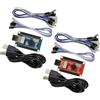 SJ@JX Arcade Game Encoder USB Zero Delay Controller Board Kit fai da te per pulsanti e joystick, luce di alimentazione a LED, compatibile con Raspberry Pi, Retropie, MAME, Windows