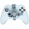 Generico Mini 3D printing Steering Wheel for Xbox Series S/X Game Controller Auxiliary Racing Steering Wheel Replacement Accessories (Silver)