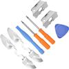 Generic Set di Sostituzione Paraurti ABS Argento per Controller Materiale Resistente All'usura di Lunga Durata Installazione in 10 Minuti
