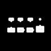 Generico Set di tappi antipolvere in silicone 8 in 1 console di gioco per Switch 2, protezione antipolvere console per Switch2 Accessori (Bianco)