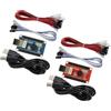 SJ@JX Scheda encoder controller USB Arcade, kit fai da te a ritardo zero con luce LED di alimentazione, compatibile con Raspberry Pi, Retropie, MAME, Windows