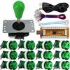 SJ@JX Arcade Game Controller USB Encoder Gamepad Microswitch Button 8way Joystick for Nintendo Switch PC PS3 Retropie Raspberry Pi MAME