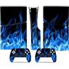 YLMKMVLCZC Pelle Decalcomania Per PS5 Slim Skin Disc Edition Console E Controller Vinyl Cover Skins Wraps Resistente Ai Graffi Compatibile No Shrinkage Forte Adesione 53181 Avvolgimento Della Pelle