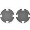 Generic 2PC/4PC Rete di copertura antipolvere per PS5 Slim, copertura del filtro antipolvere per ventola dissipatore di calore della console, schermo antipolvere prese aria di raffreddamento (2 pezzi)