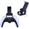 Generic Clip di montaggio del telefono del regolatore Clip di gioco mobile per PS5, staffa del supporto del telefono del gioco per PlayStation 5 Gamepad per Samsung S9 S8
