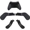 CaoXiong Confezione da 4 palette Elite per controller Xbox Elite 2, in acciaio inox, per controller Elite serie 2, Elite Series 1 e controller Elite 2 Core (nero)