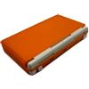 Generico 3D stampato Custodia protettiva per Anbernic RG DS Console di gioco flessibile TPU Shell Drop-proof Copertura della protezione del gioco Accessori (Translucent Orange)