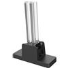 Uonlytech Base Caricamento Dual Per Controller Compatibile Caricabatterie Indicatore Led Per Controller Organizzatore Giocatori