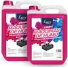 LUCCY Liquido per Macchina del Fumo Naturale 10 Litri - Liquido Fumo Alta Densità e Lunga Durata, Sicuro per la Respirazione, Feste, Eventi, Discoteca