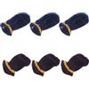 iplusmile Copripedali Pianoforte 6pezzi in Peluche, Protezione Antigraffio | Pedale Pianoforte, Fascia Elastica, Accessori Pianoforte, Copripedali, Parapolvere Pianoforte