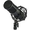 RENKFORCE CU-4 - Microfono da studio USB con cavo e con filtro anti-pop