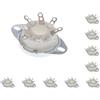 Mealoodiousmusea 10 set 8pin PCB montaggio tubo vuoto presa GZC8-Y-6 per KT88/6550/EL34 6P6P 6V6