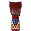 Ciffre Tamburo Djembe da 50 cm Tamburo in legno Bongo Darbuka Buon suono Dipinto a colori