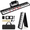 COSTWAY Pianoforte Digitale 88 Tasti Pieghevole con Doppi Altoparlanti