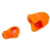 ZETION 1pc Dispositivo di correzione dell'impugnatura per arco di violino Ortesi per correzione della postura con impugnatura per arco di violino accessori per violino (Color : Orange)